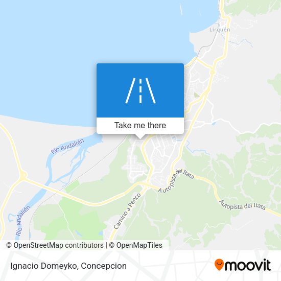 Mapa de Ignacio Domeyko