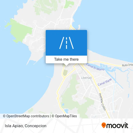 Mapa de Isla Apiao