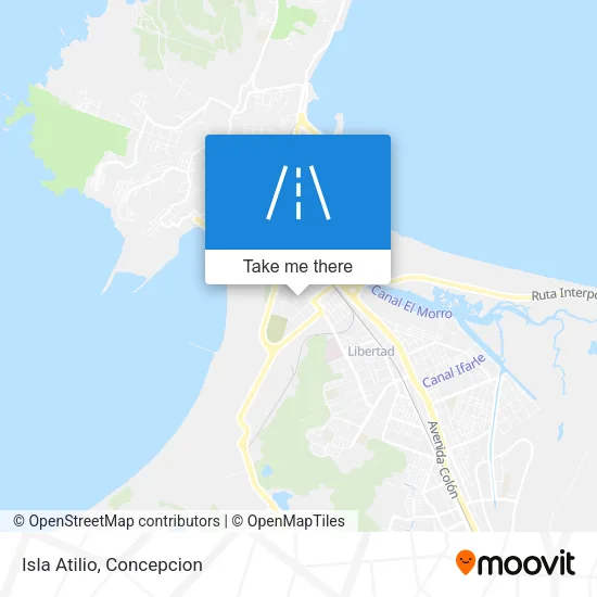 Mapa de Isla Atilio