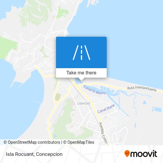 Mapa de Isla Rocuant