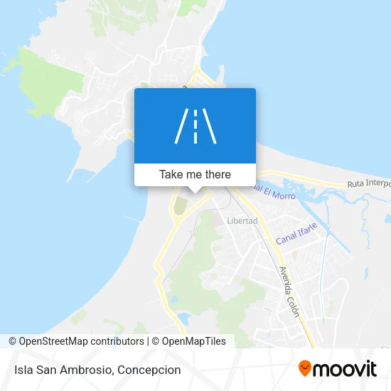 Mapa de Isla San Ambrosio