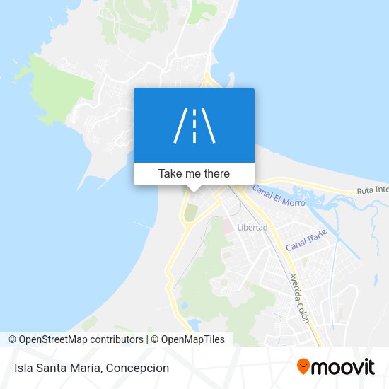 Isla Santa María map
