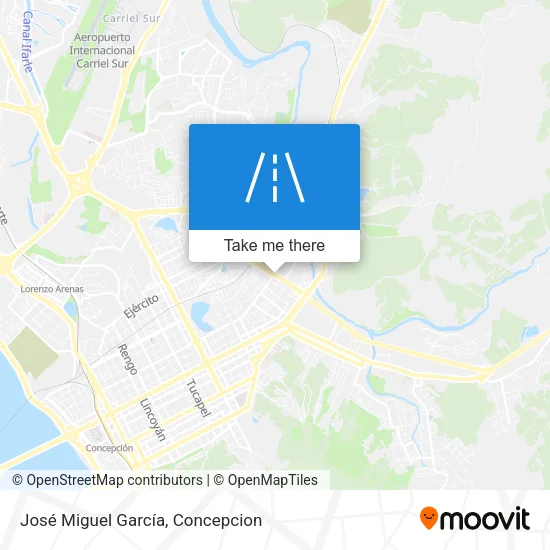 José Miguel García map