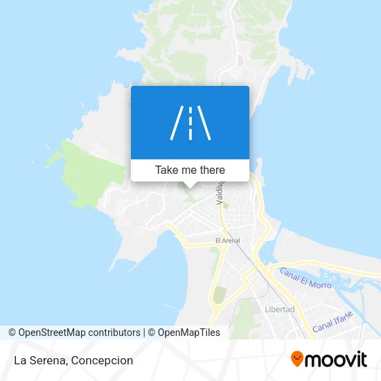 La Serena map