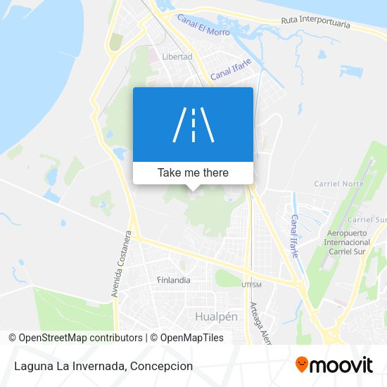 Mapa de Laguna La Invernada