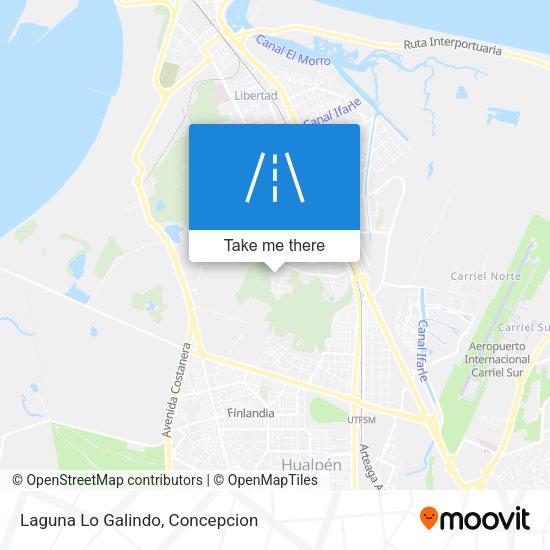 Laguna Lo Galindo map