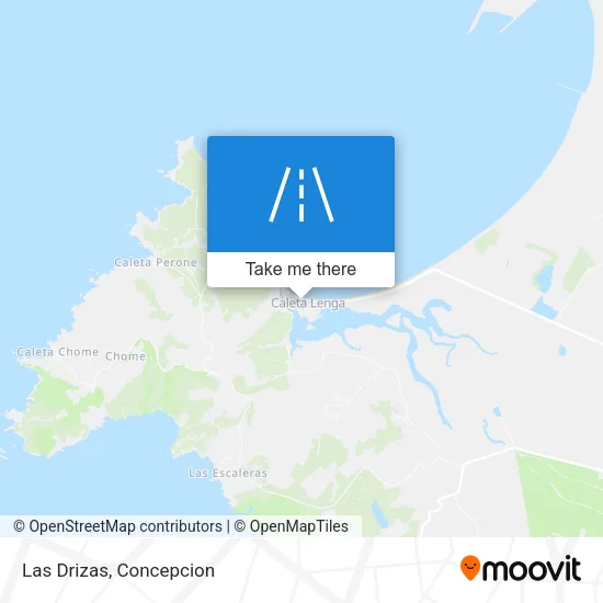 Las Drizas map