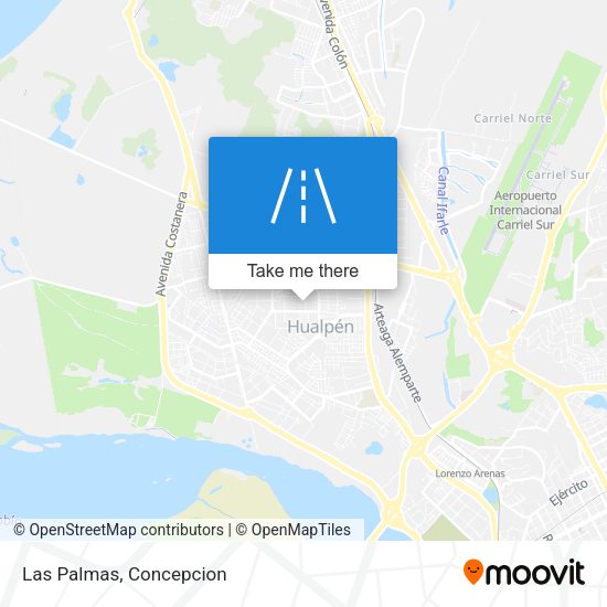 Mapa de Las Palmas