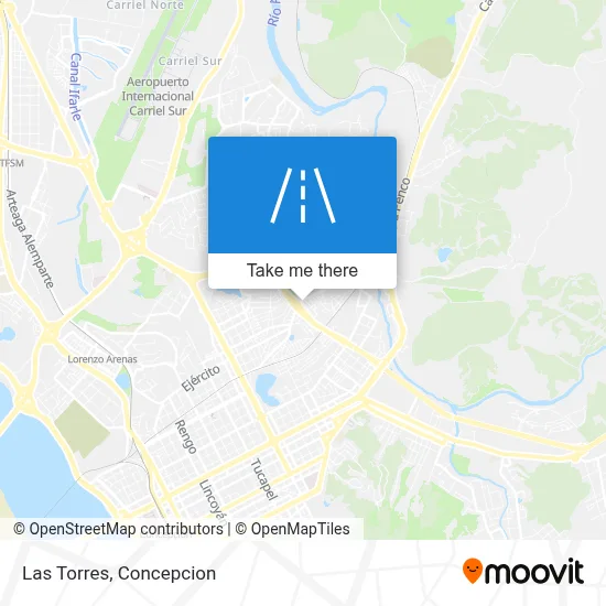 Las Torres map