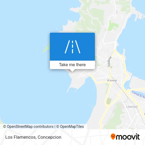 Los Flamencos map