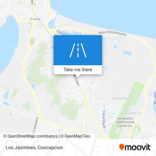 Mapa de Los Jazmines