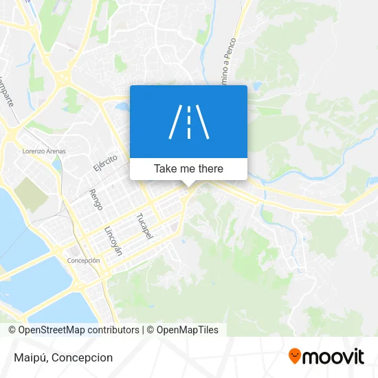 Maipú map