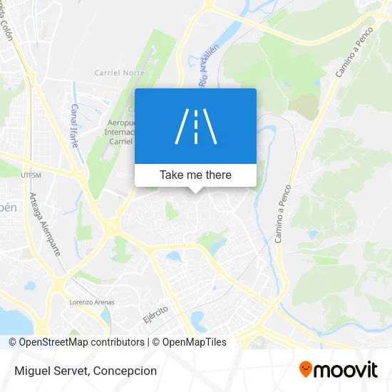 Mapa de Miguel Servet