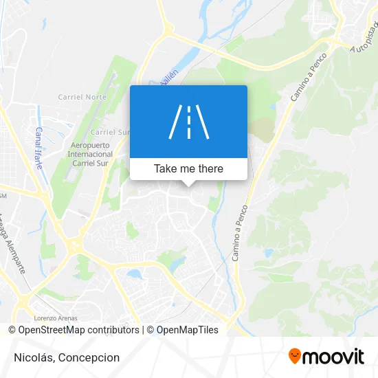 Mapa de Nicolás