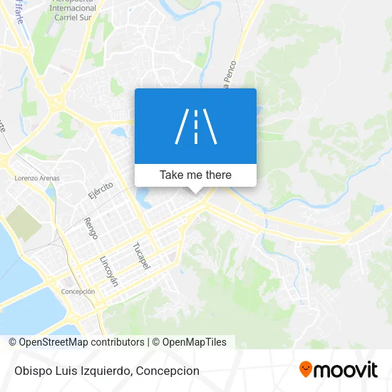 Obispo Luis Izquierdo map