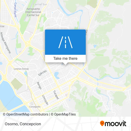 Osorno map