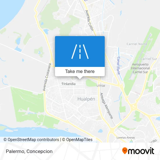 Palermo map