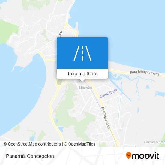 Panamá map