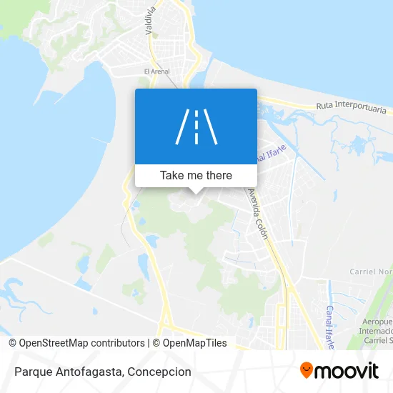 Parque Antofagasta map