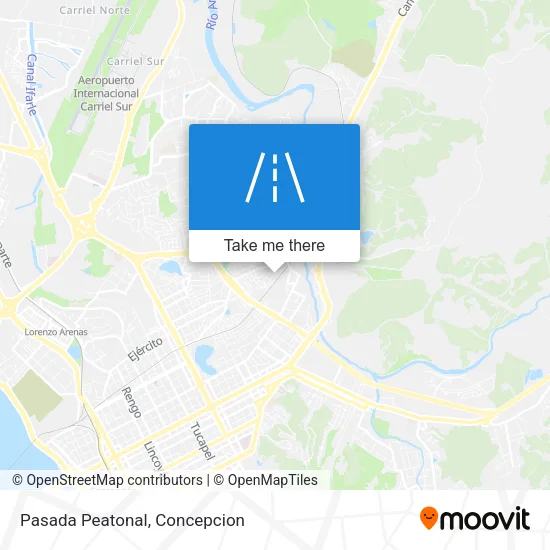 Pasada Peatonal map