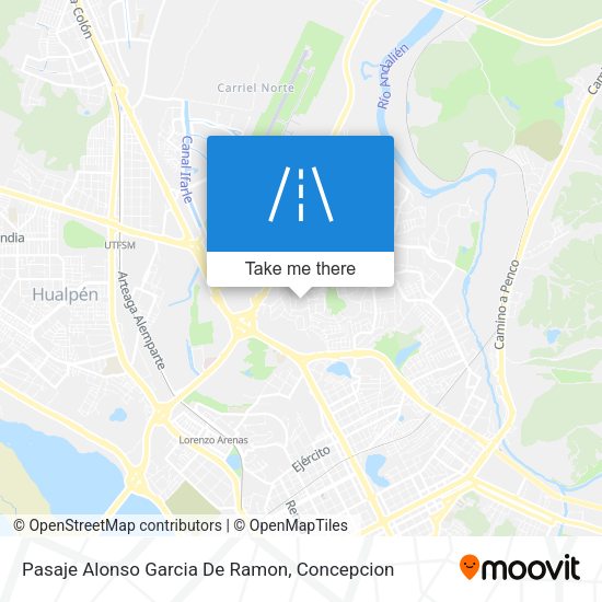 Mapa de Pasaje Alonso Garcia De Ramon