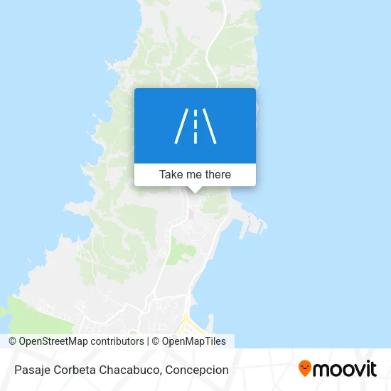 Mapa de Pasaje Corbeta Chacabuco