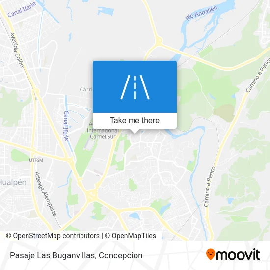 Mapa de Pasaje Las Buganvillas