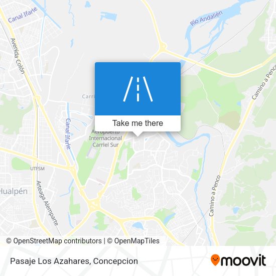 Pasaje Los Azahares map
