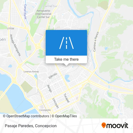 Pasaje Paredes map