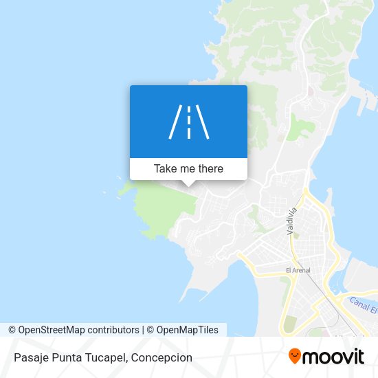 Pasaje Punta Tucapel map