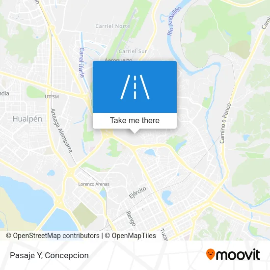 Pasaje Y map