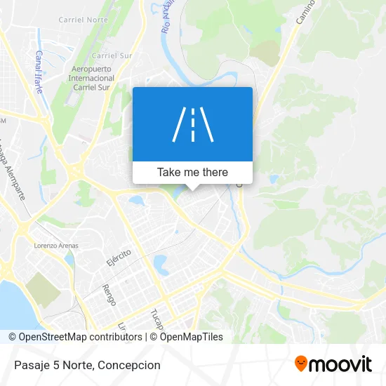 Pasaje 5 Norte map