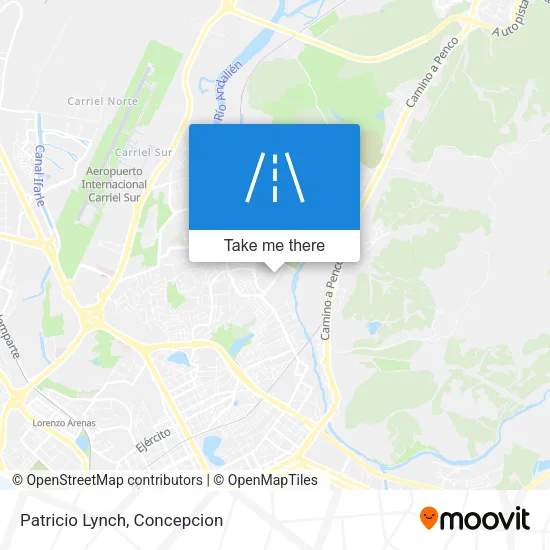 Mapa de Patricio Lynch