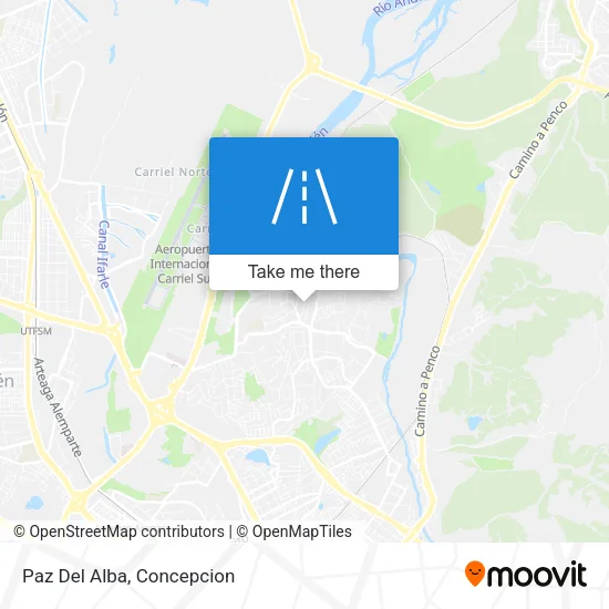 Mapa de Paz Del Alba