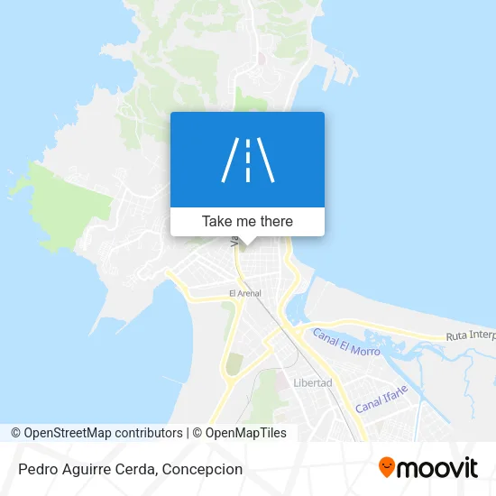 Pedro Aguirre Cerda map
