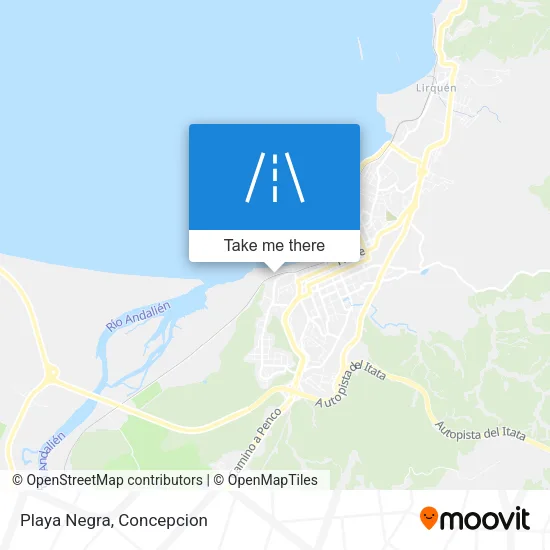Mapa de Playa Negra