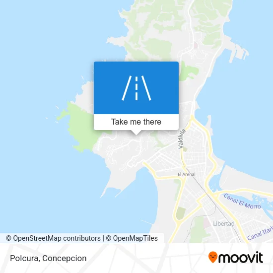 Polcura map
