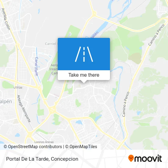Mapa de Portal De La Tarde