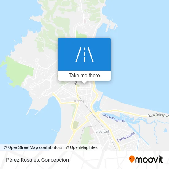 Pérez Rosales map