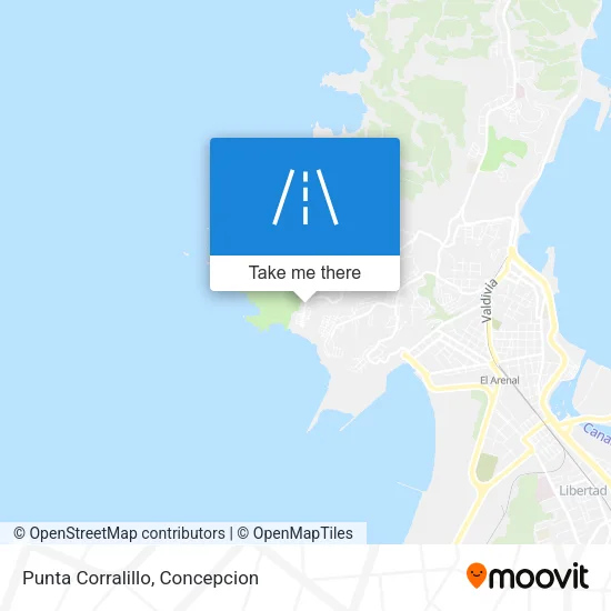 Mapa de Punta Corralillo