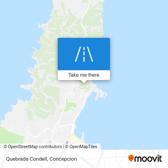 Mapa de Quebrada Condell