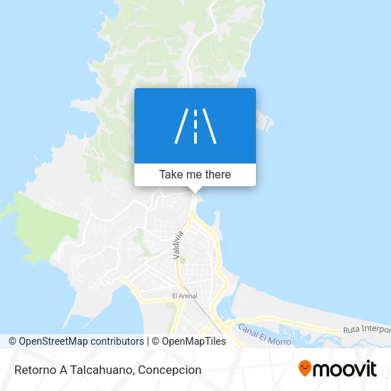 Retorno A Talcahuano map