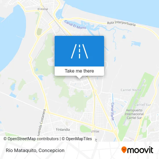 Mapa de Río Mataquito