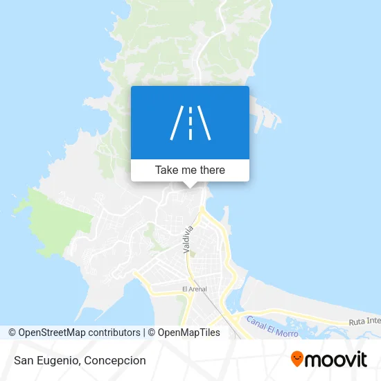 San Eugenio map