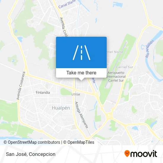 Mapa de San José