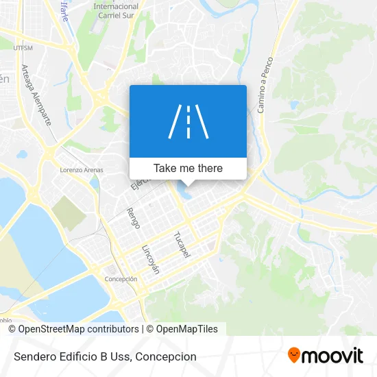 Sendero Edificio B Uss map