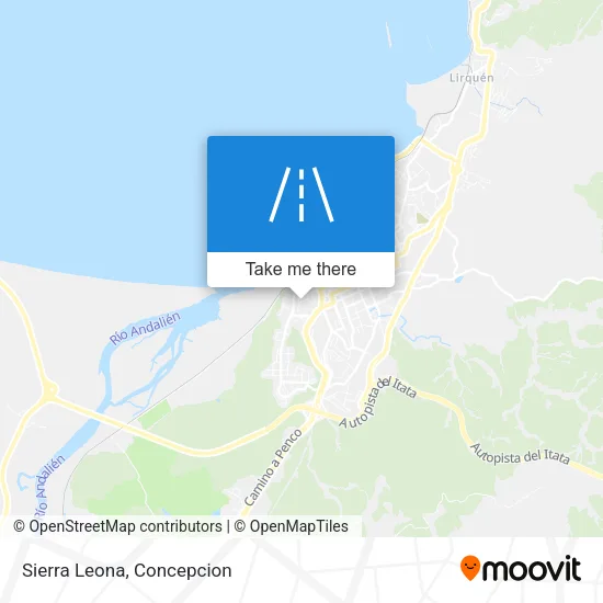 Mapa de Sierra Leona