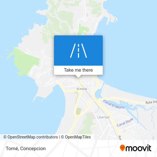 Mapa de Tomé