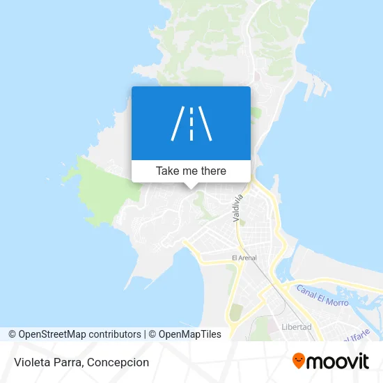 Violeta Parra map