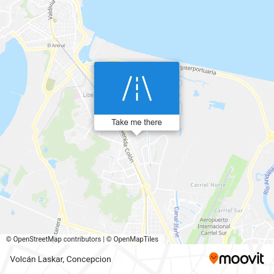 Mapa de Volcán Laskar